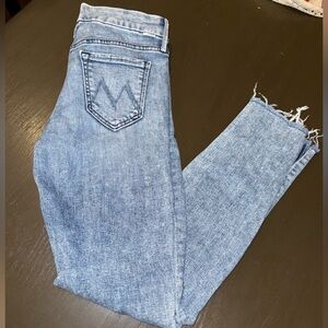 MOTHER Women's Skinny Jeans - Light Blue